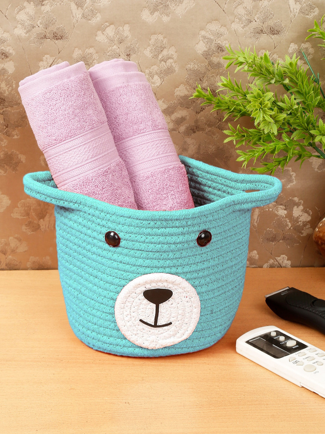 FABINALIV Blue Cartoon Design Multipurpose Foldable Organiser