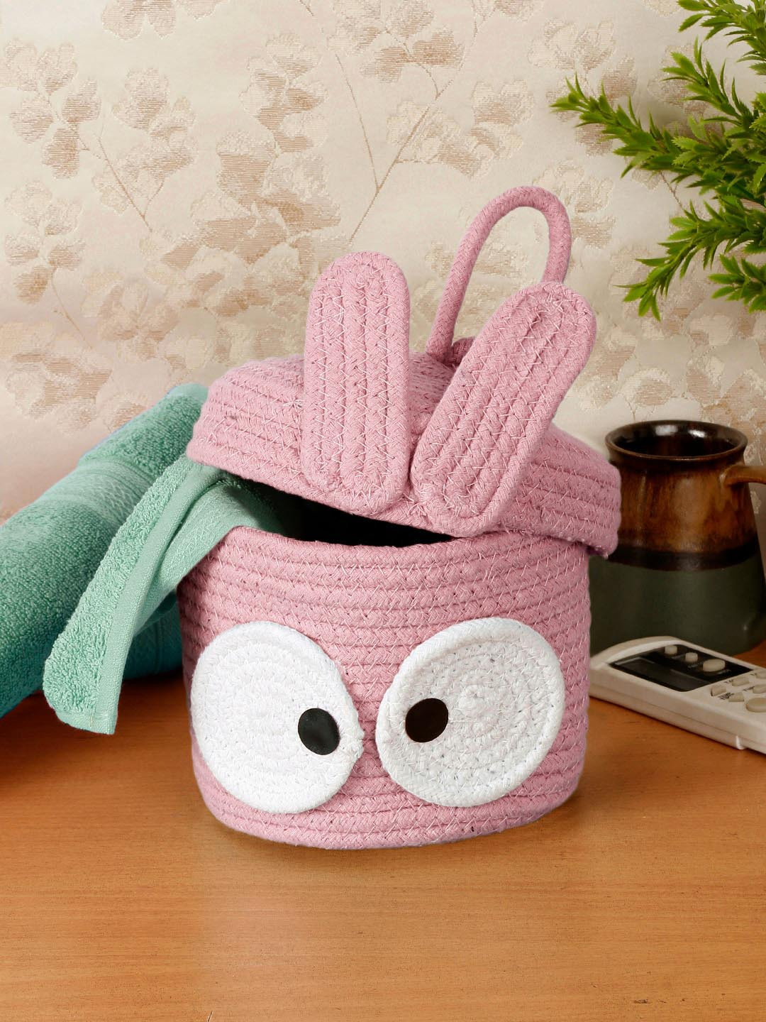 FABINALIV Pink Cartoon Designed Multipurpose Foldable Organiser