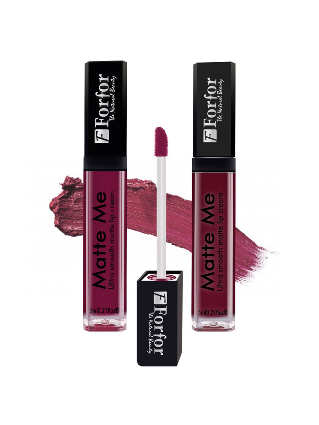 FORFOR Set of 2 Matte Me Ultra Smooth Matte Liquid Lipstick 5 ml Each - Shade 109 & 119