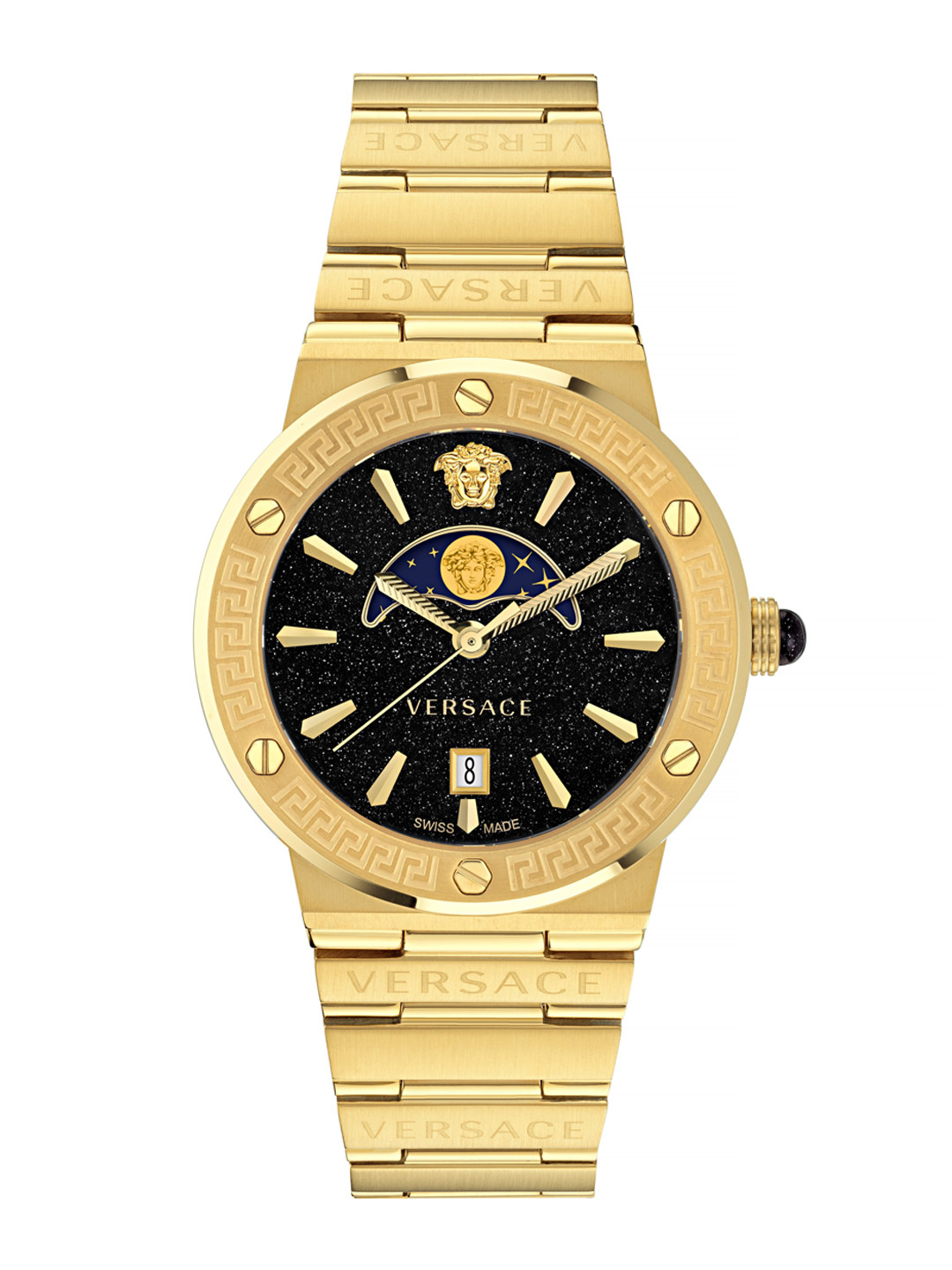 Versace Unisex Water Resistance Swiss Made Stainless Steel Analogue Watch VE7G00323