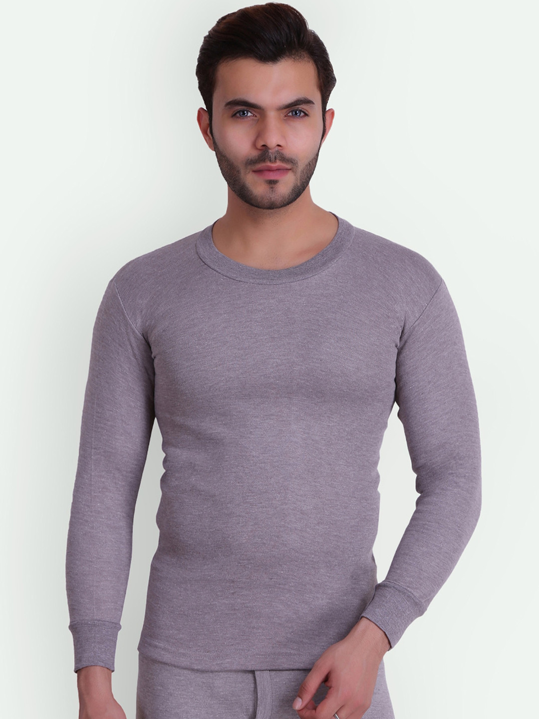 T.T. Skin Slim Fit Solid Titanic Thermal Top