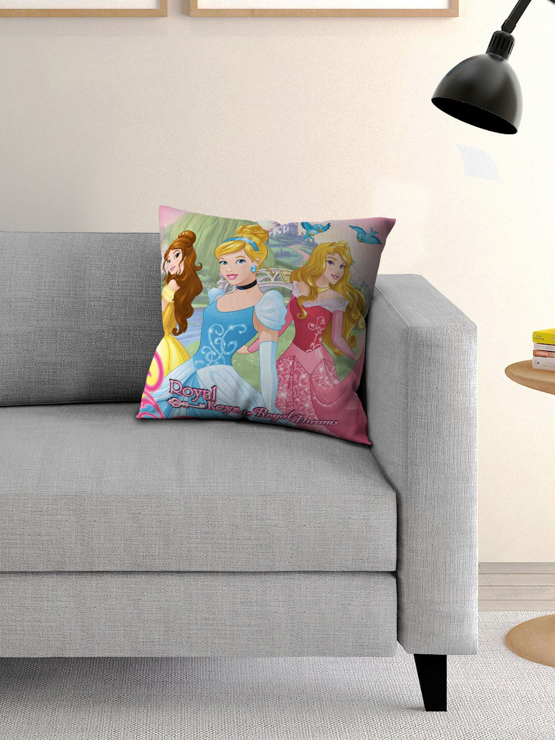 Athom Trendz Multicoloured Printed Cushion with Cusion Cover
