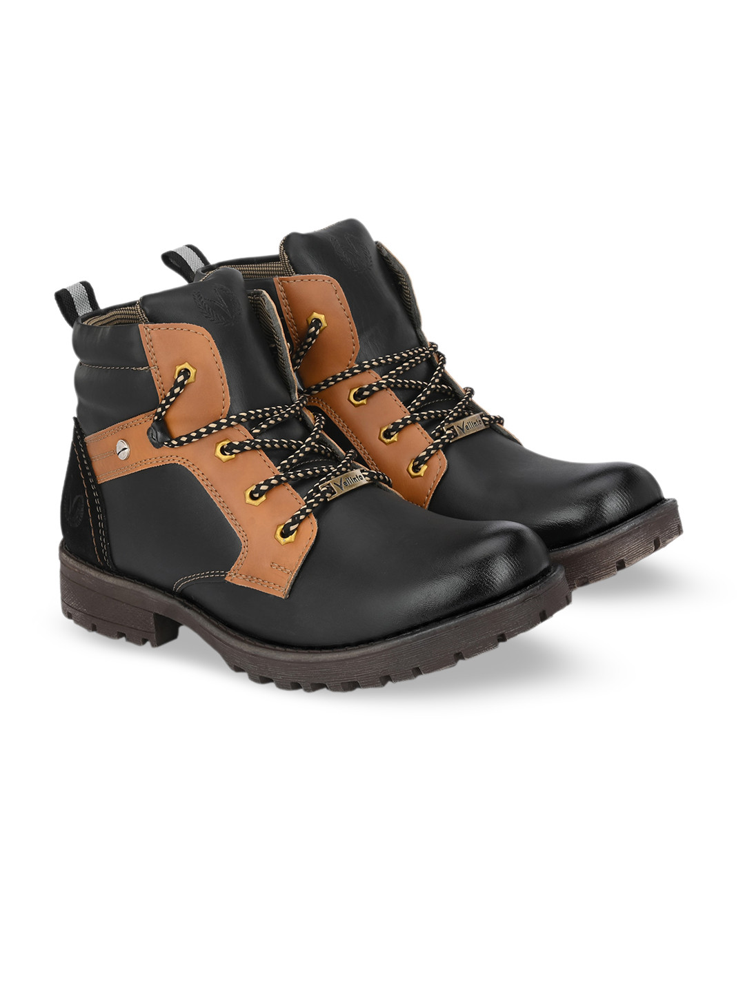 Vellinto Men CAPTAIN Mid Top Colourblocked Regular Boots