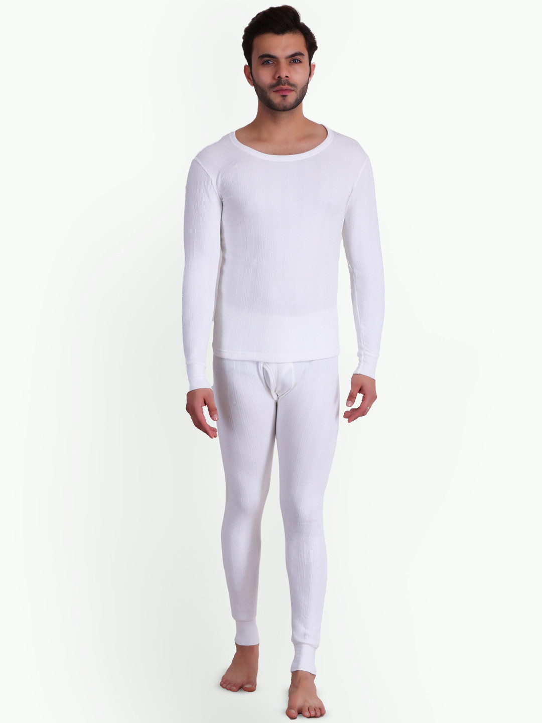 T.T. Ribbed Round Neck  Elite Polyfill Technology Thermal Set