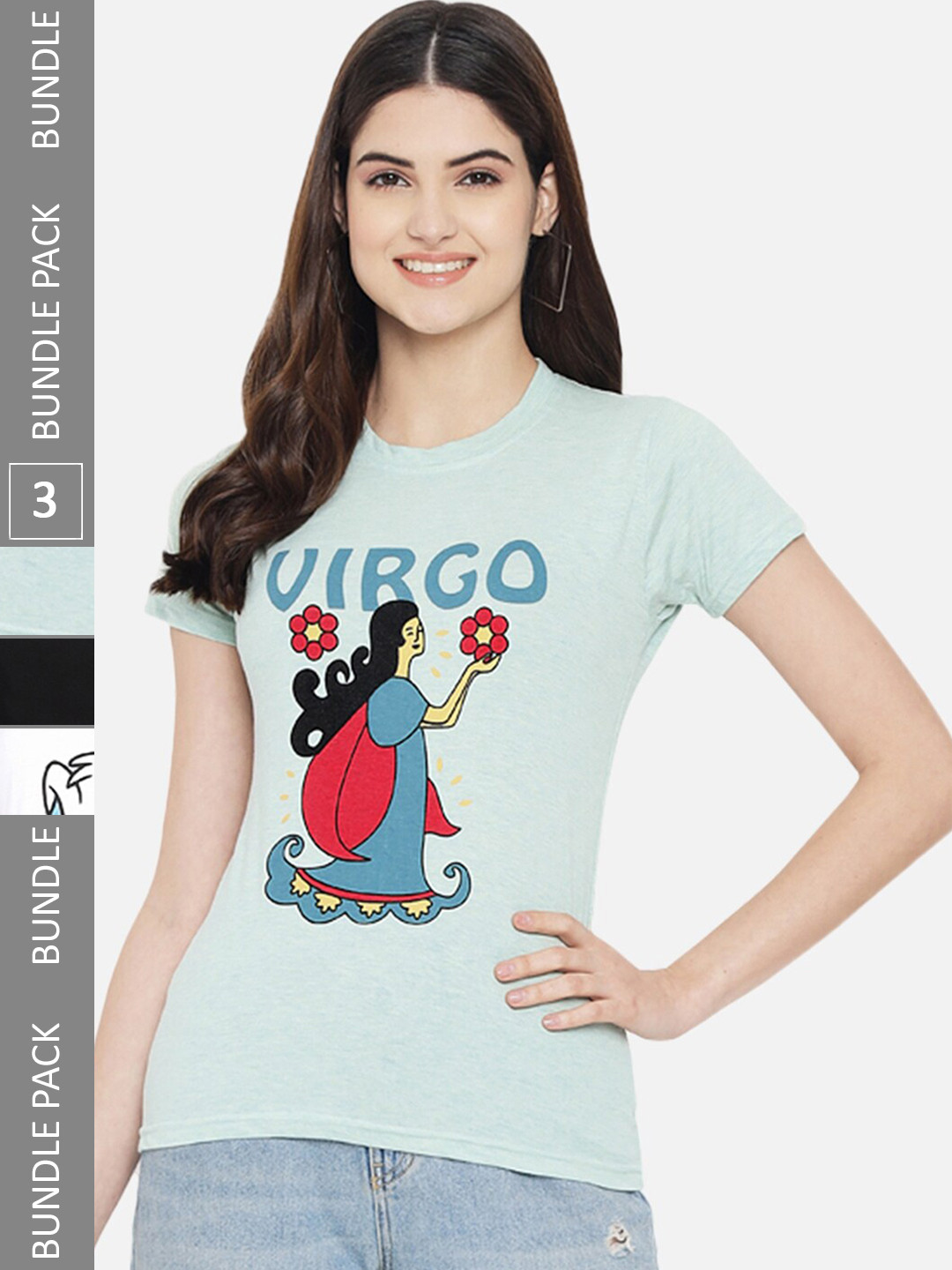 Fabflee Pack Of 3 Donald Duck Printed Cotton T-shirt