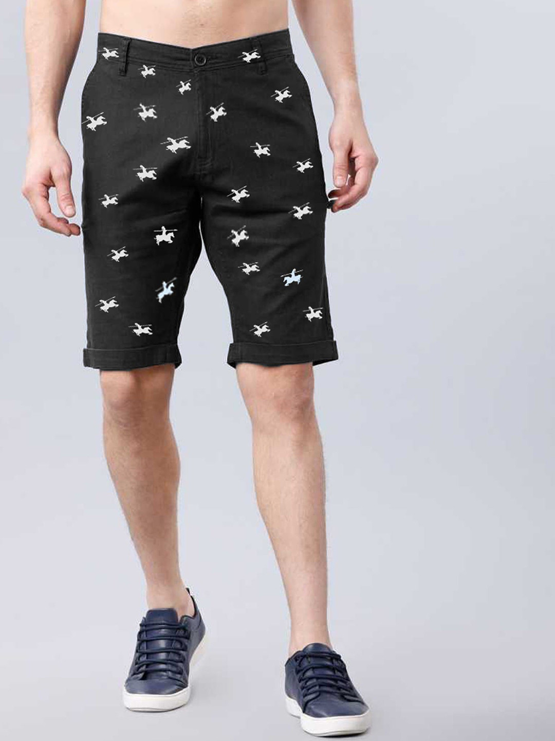 FUBAR Men Conversational Printed Slim Fit Shorts