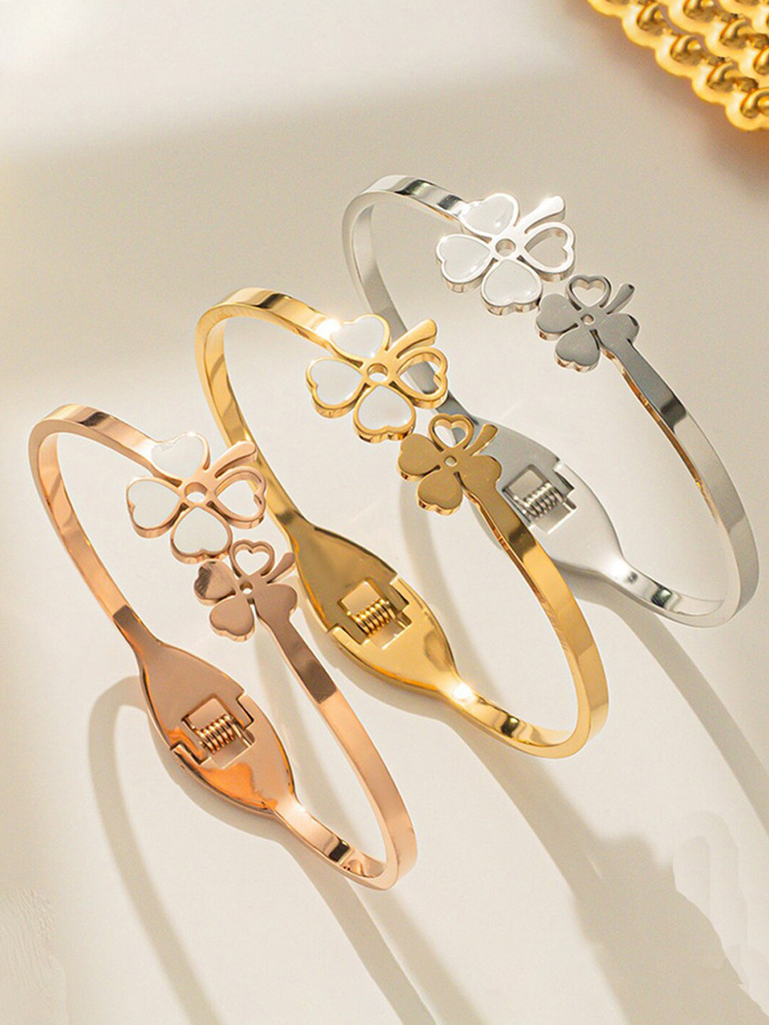 Designs & You Gold-Plated Bangle-Style Bracelet