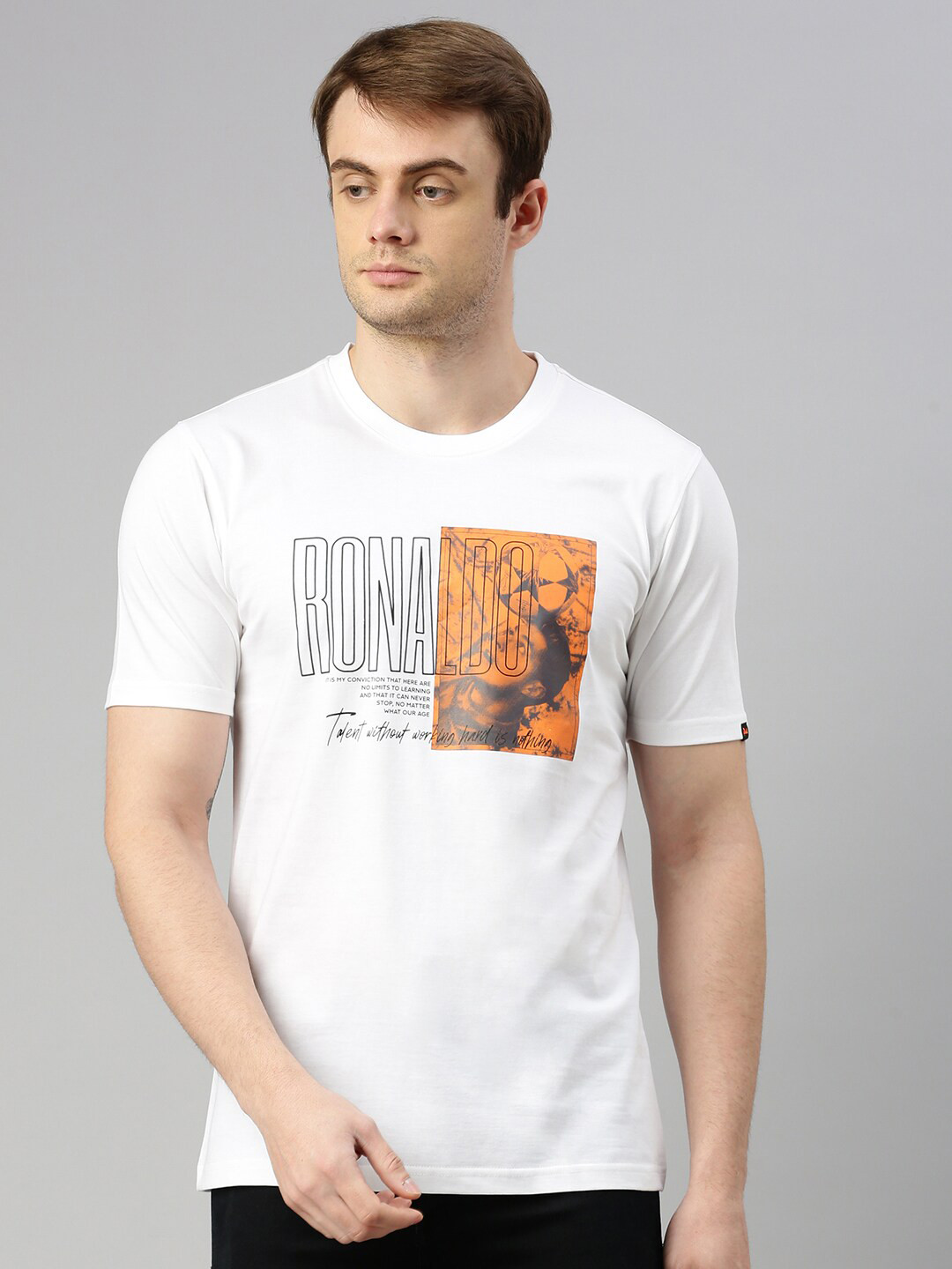 ZEDD Graphic Printed Cotton T-shirt