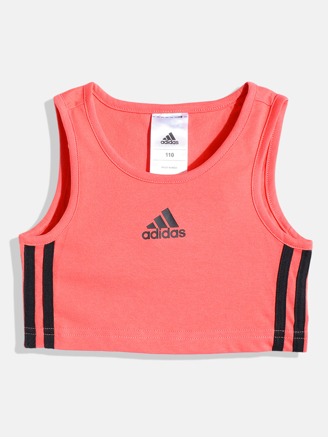 ADIDAS Kids Semi Turbo Brand Logo Detailed T-shirt
