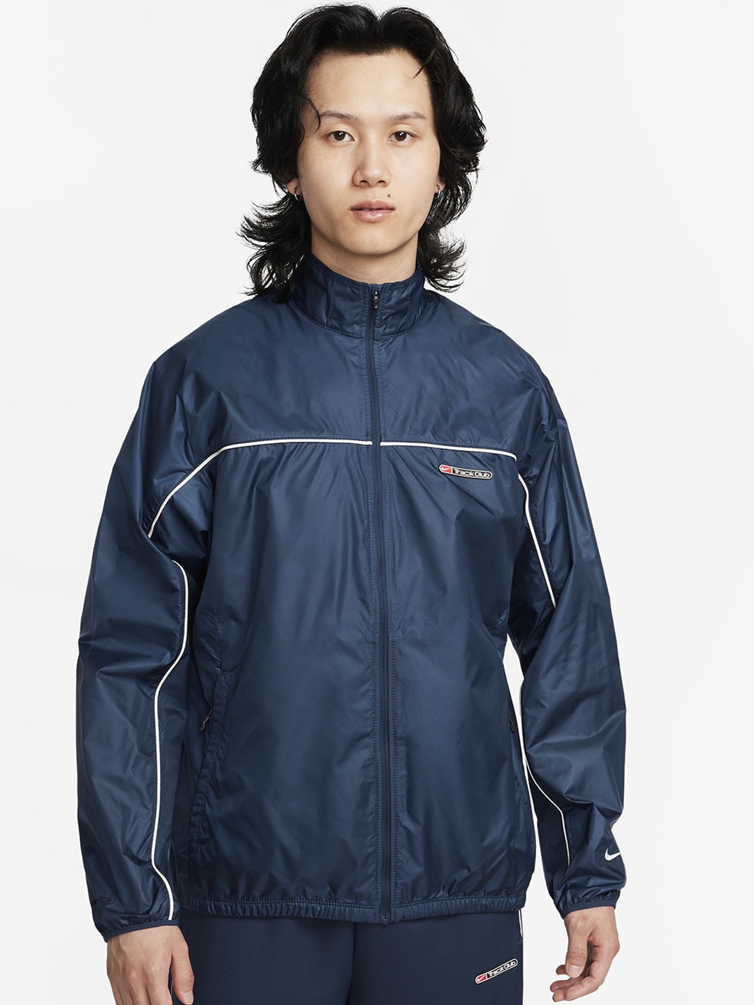 Nike Track Club Men's Storm-FIT Running Jacket Size XL (Blue)