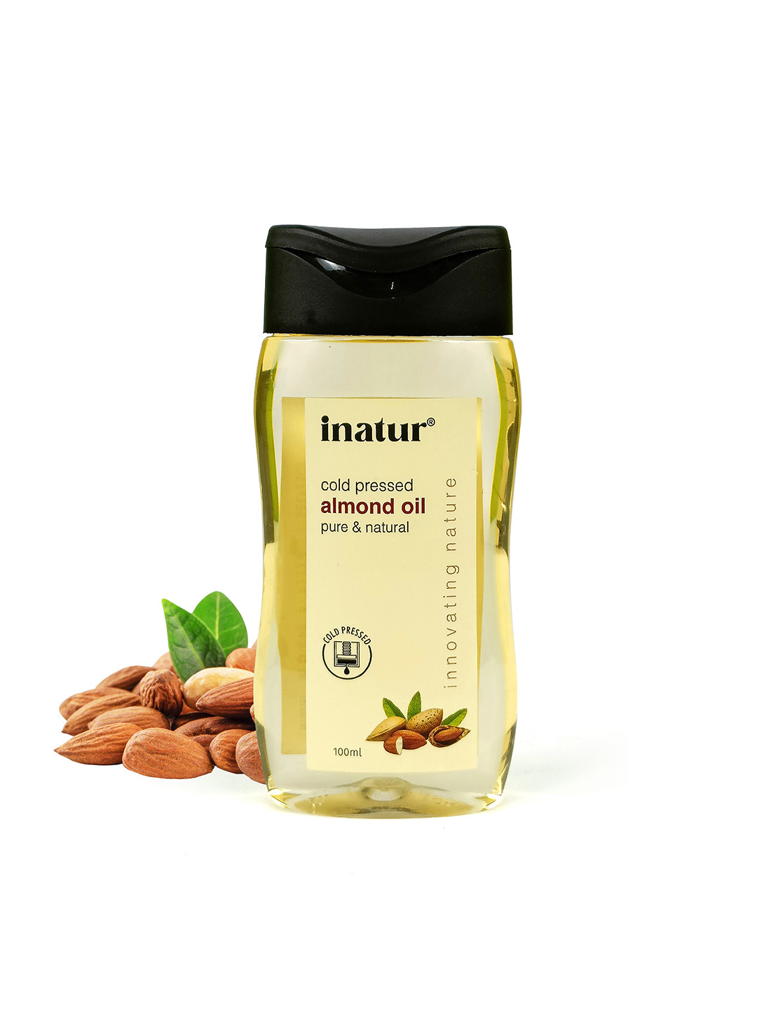 Inatur Pure & Natural Cold Pressed Almond Oil - 100 ml
