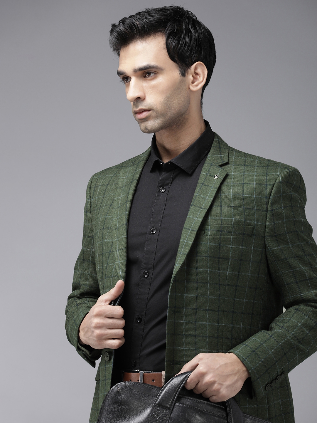 Van heusen blazers on sale myntra