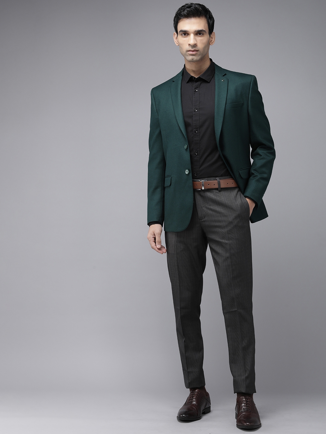 Van heusen blazers outlet myntra