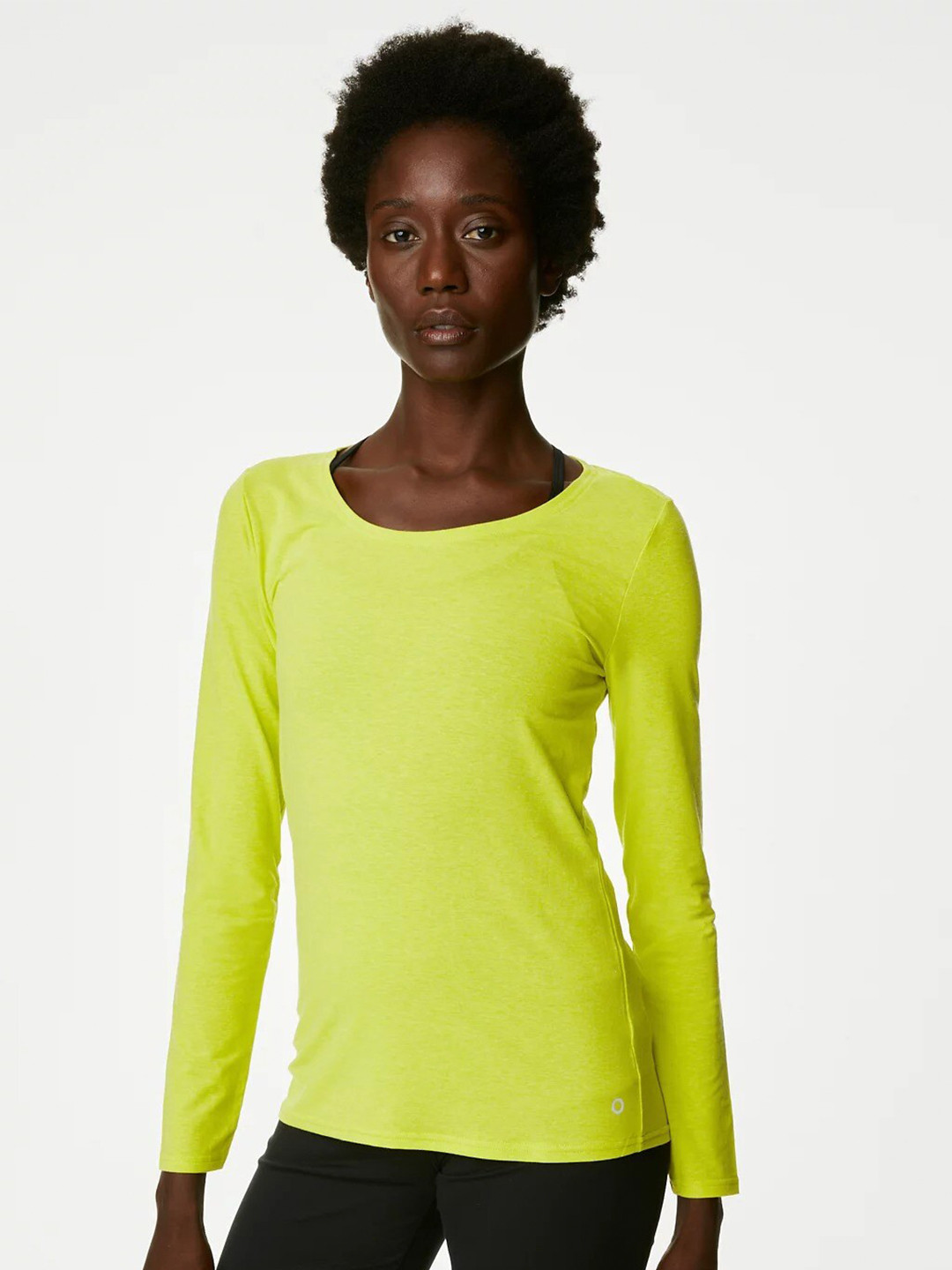 Marks & Spencer Ruched Back Long Sleeved T-shirt