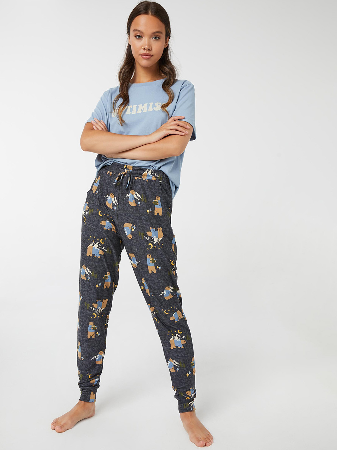Ardene Women Conversational Printed Lounge Pants