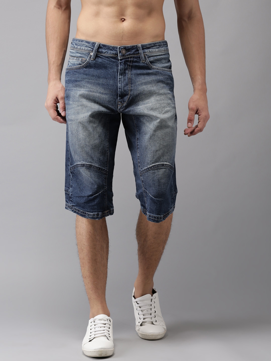 myntra denim shorts