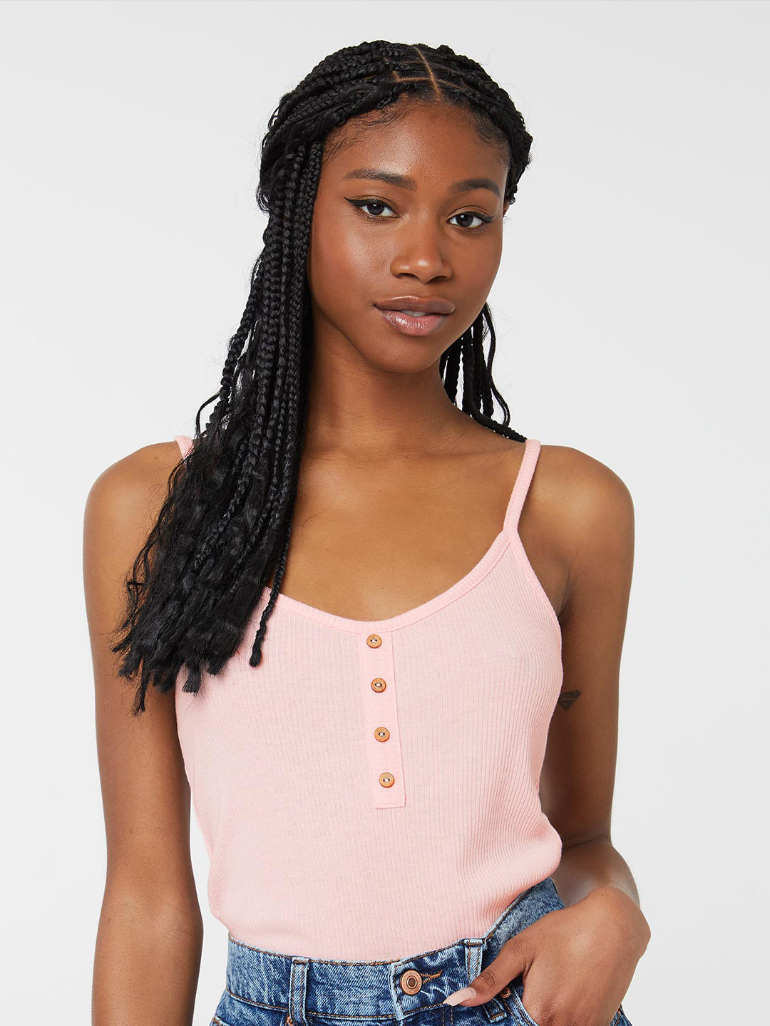 Ardene V-Neck Sleeveless T-Shirt