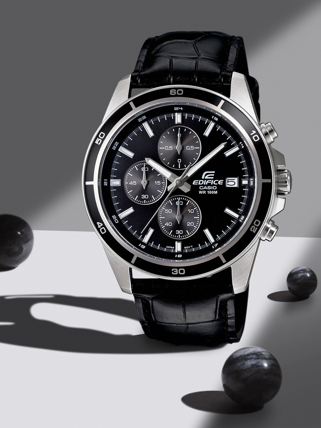Buy Casio Edifice Men Black Analogue Watch EX096 EFR 526L 1AVUDF - Watches  for Men 251078