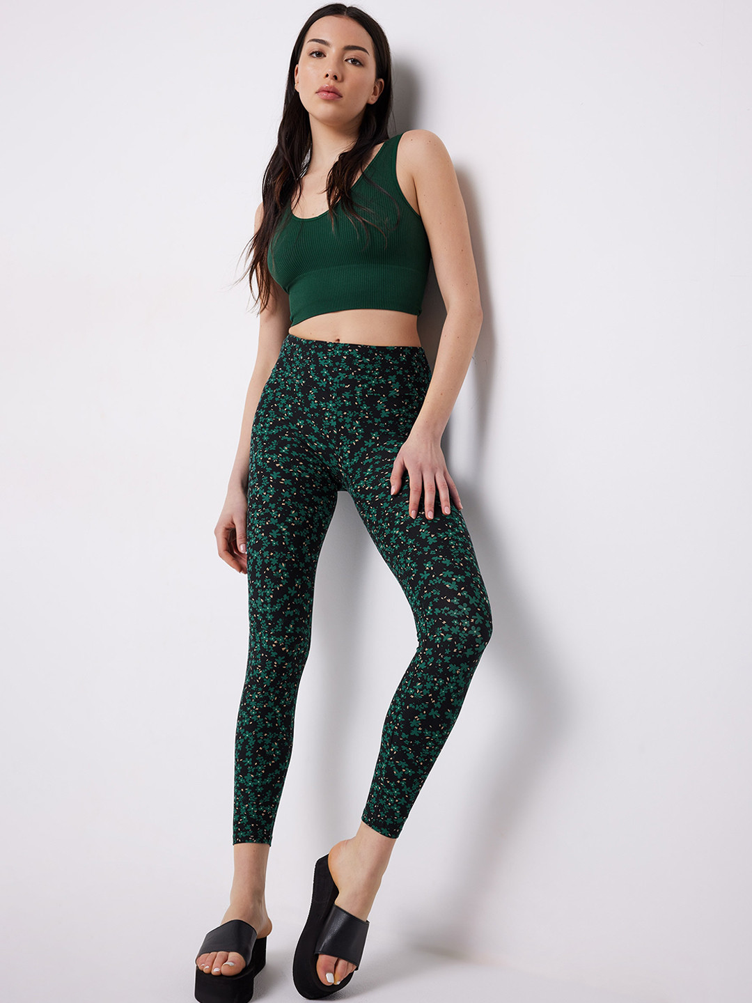 Ardene Women Printed Ankle Length Tights