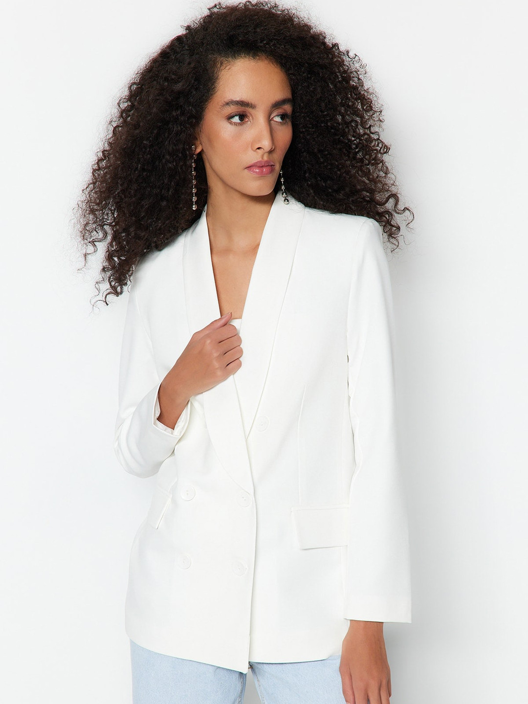 Trendyol Double-Breasted Blazers