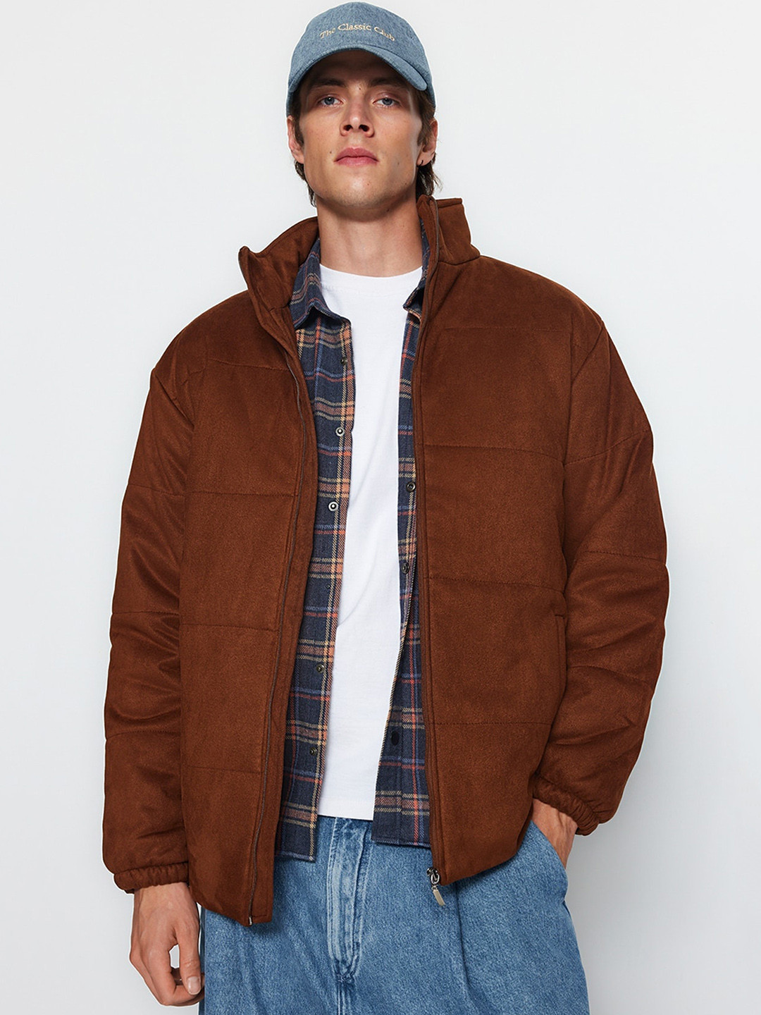 Trendyol Mock Collar Long Sleeve Zip Detail Padded Jacket