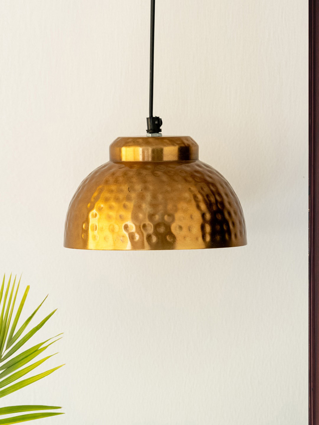 ExclusiveLane Golden Hanging Pendant Lamp Shade