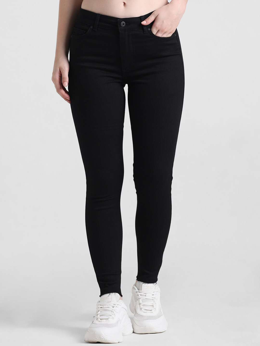 ONLY Women Onlkygo Carmen MW Skinny Fit Clean Look Stretchable Jeans