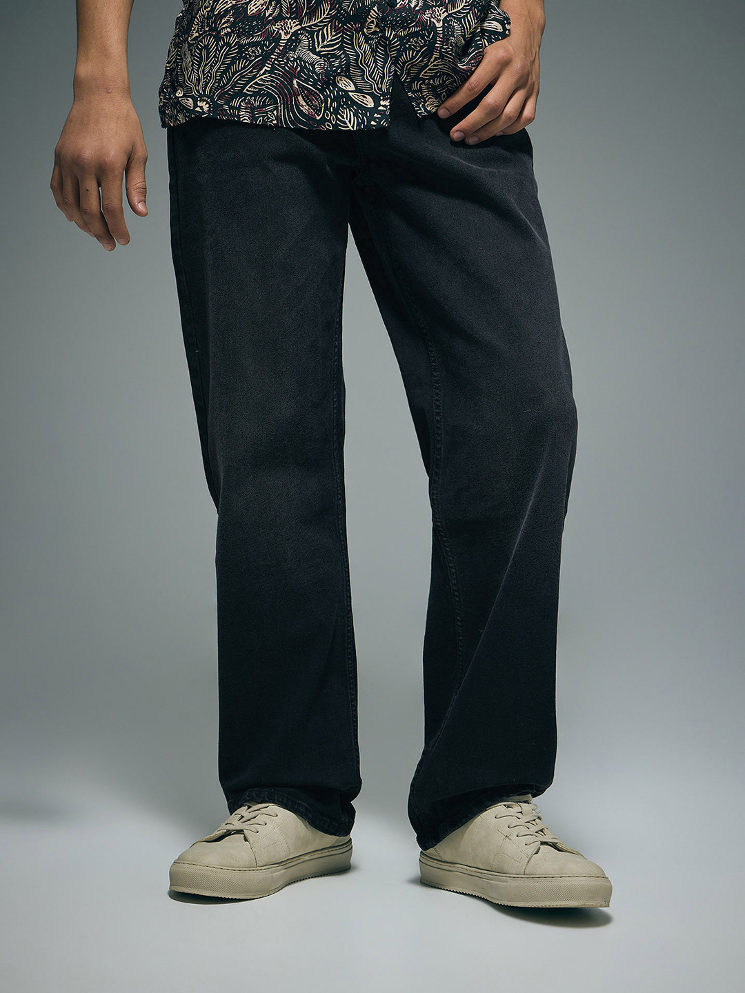 Flying Machine Men Cobain90's Loose Fit Light Fade Stretchable Jeans