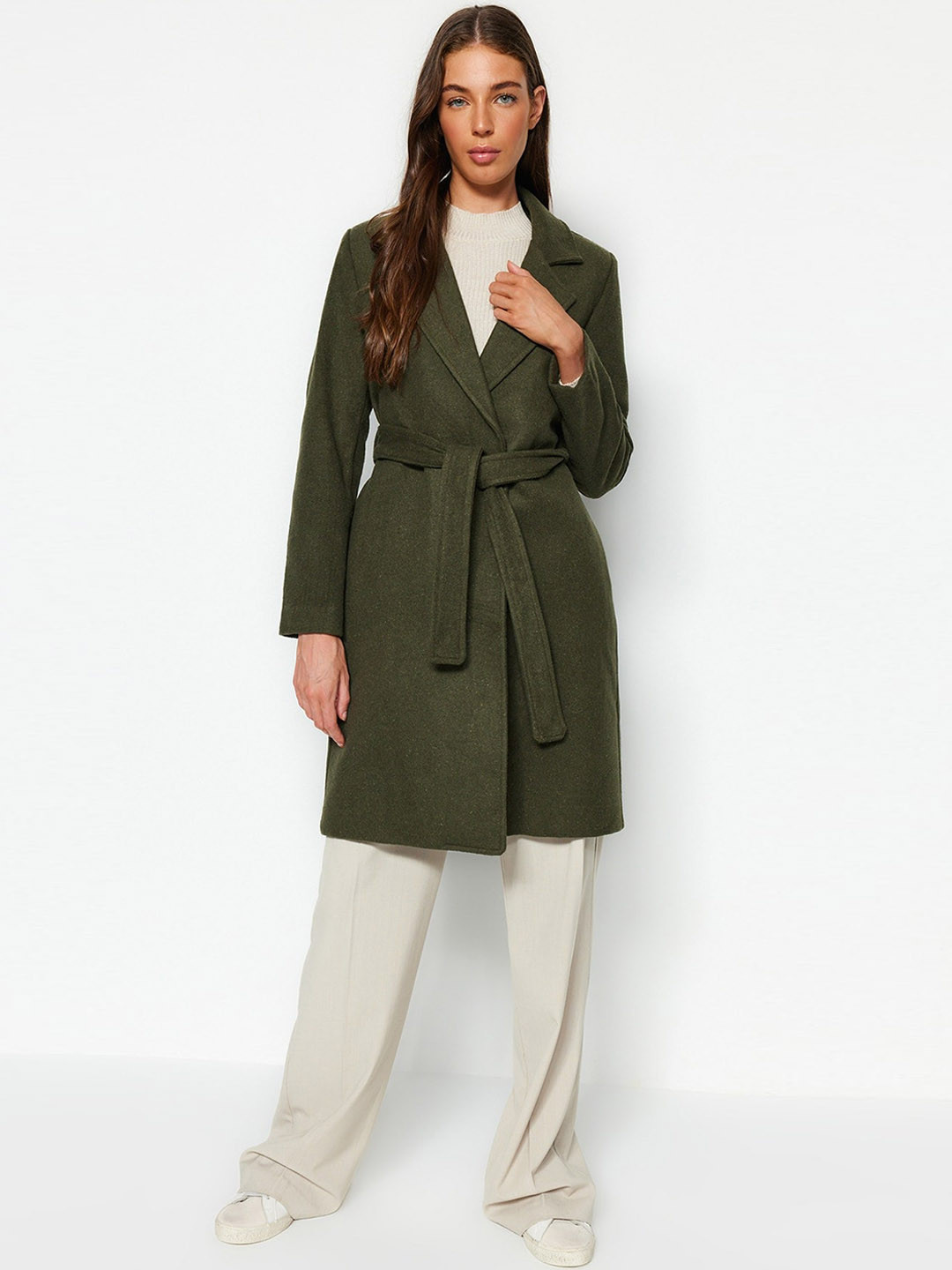 Trendyol Single-Breasted  Overcoat