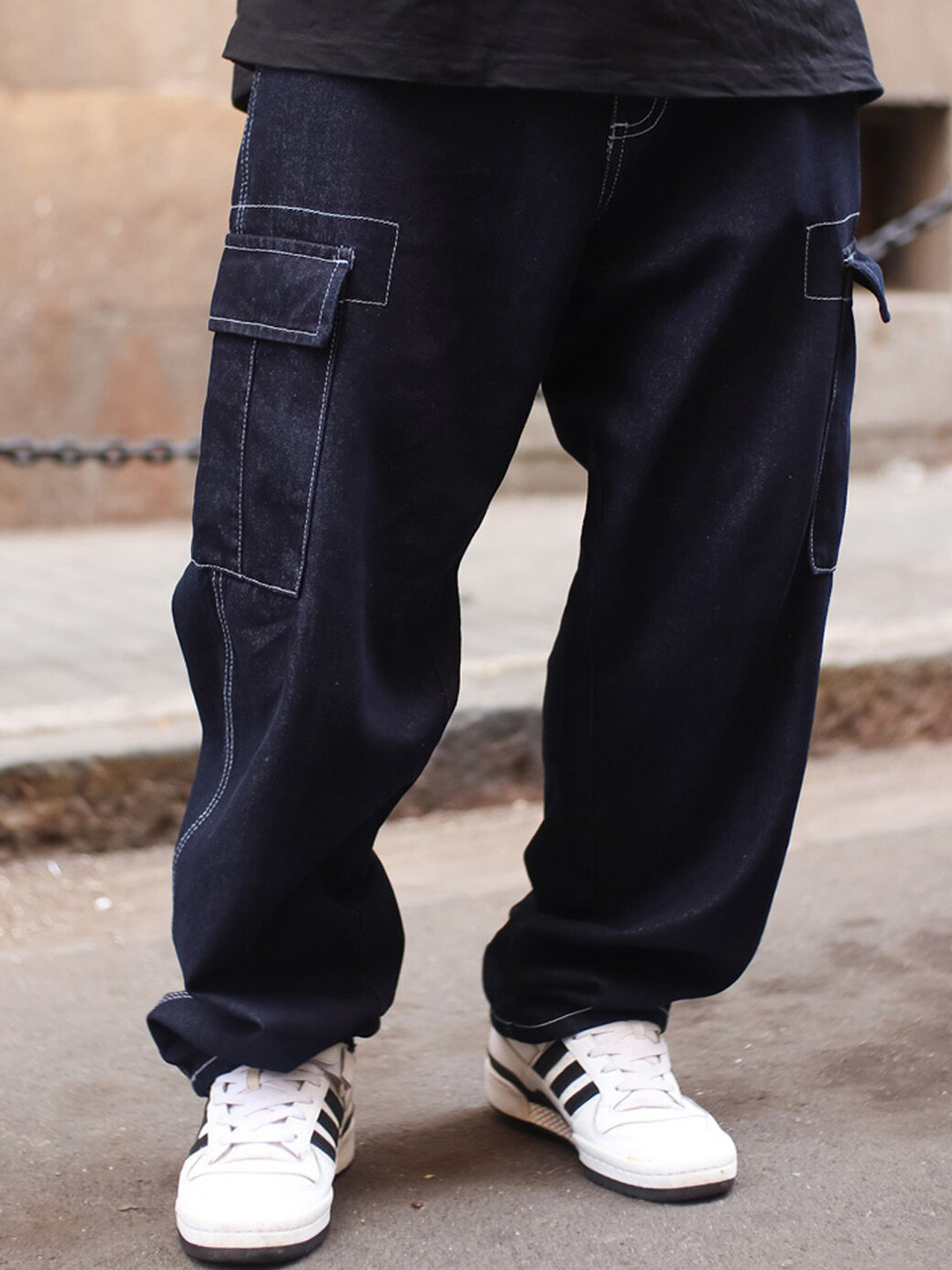 Powerlook Men Cotton Clean Look No Fade Relaxed Fit Jeans