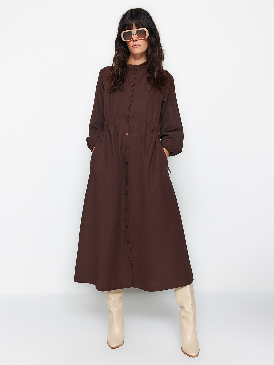 Trendyol Shirt Midi Dress