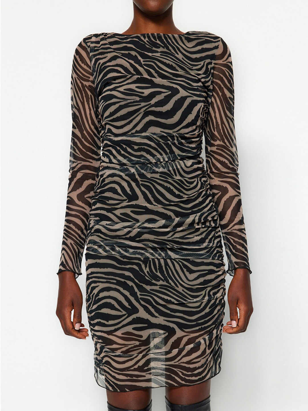 Trendyol Animal Printed Bodycon Dress