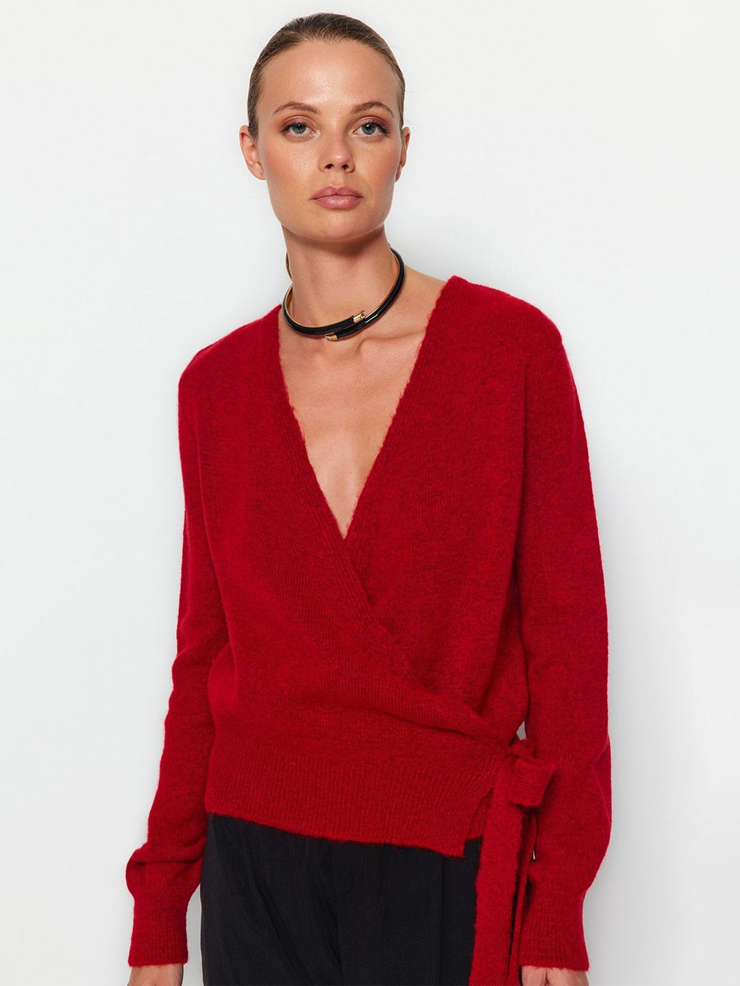 Trendyol Acrylic Tie-Up Cardigan