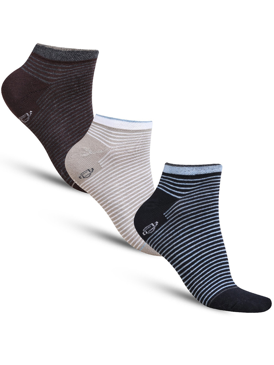 Dollar Socks Men Pack of 3 Assorted Crew-Length Socks