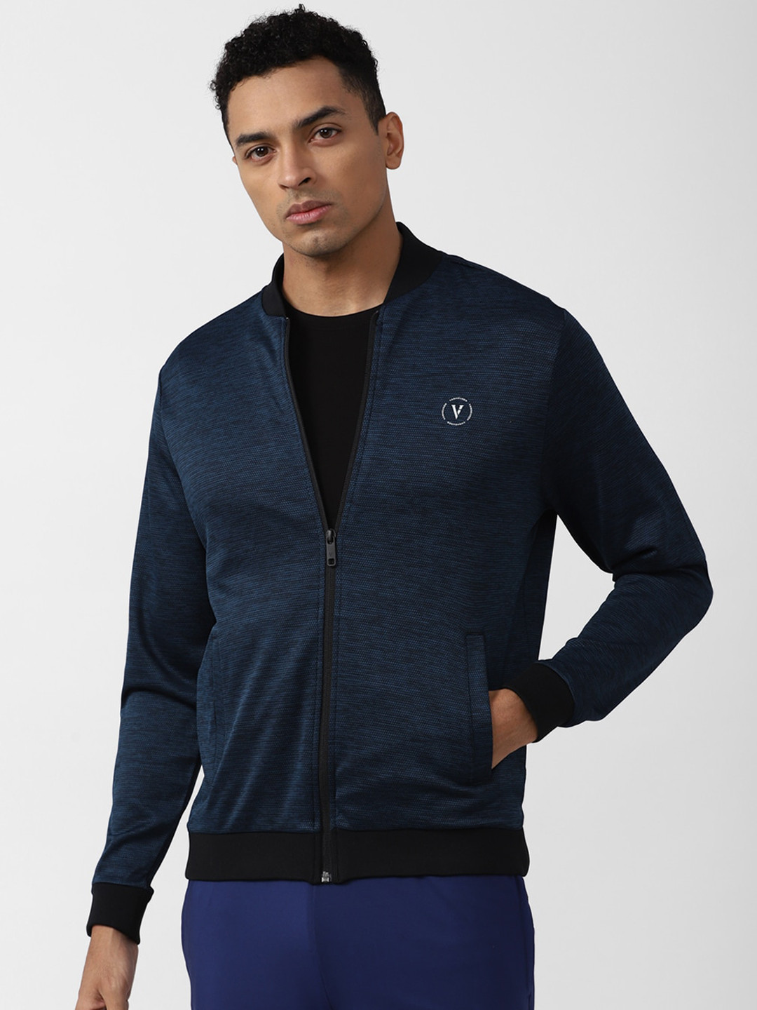 Van Heusen Flex Mock Collar Windcheater Sporty Jacket