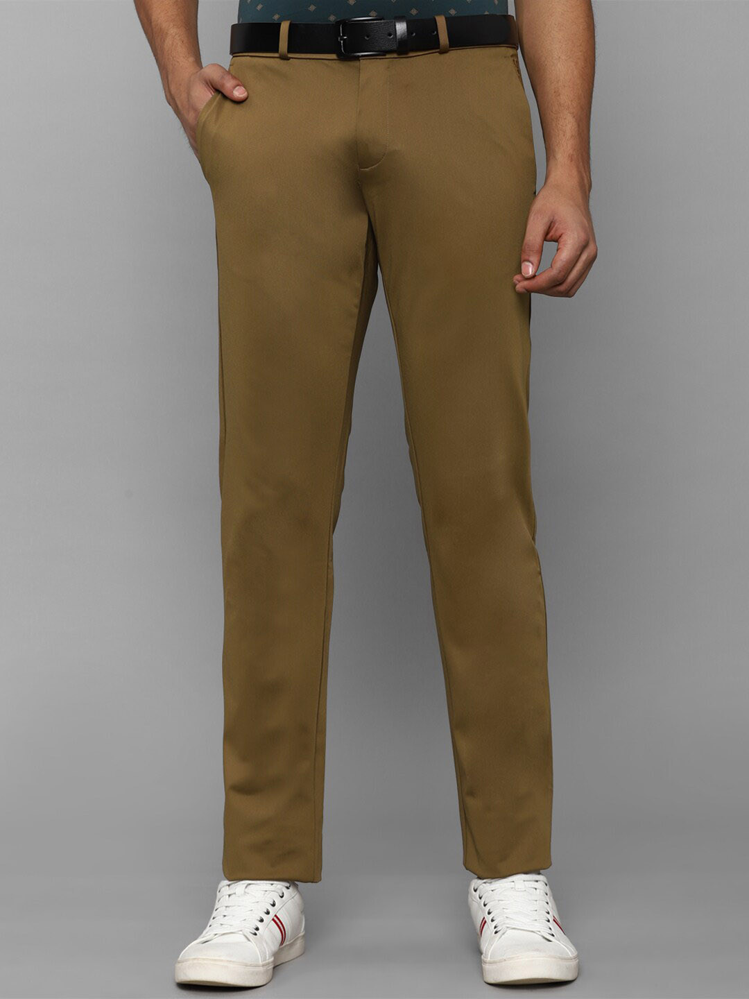 Allen Solly Men Slim Fit  Smart Trousers