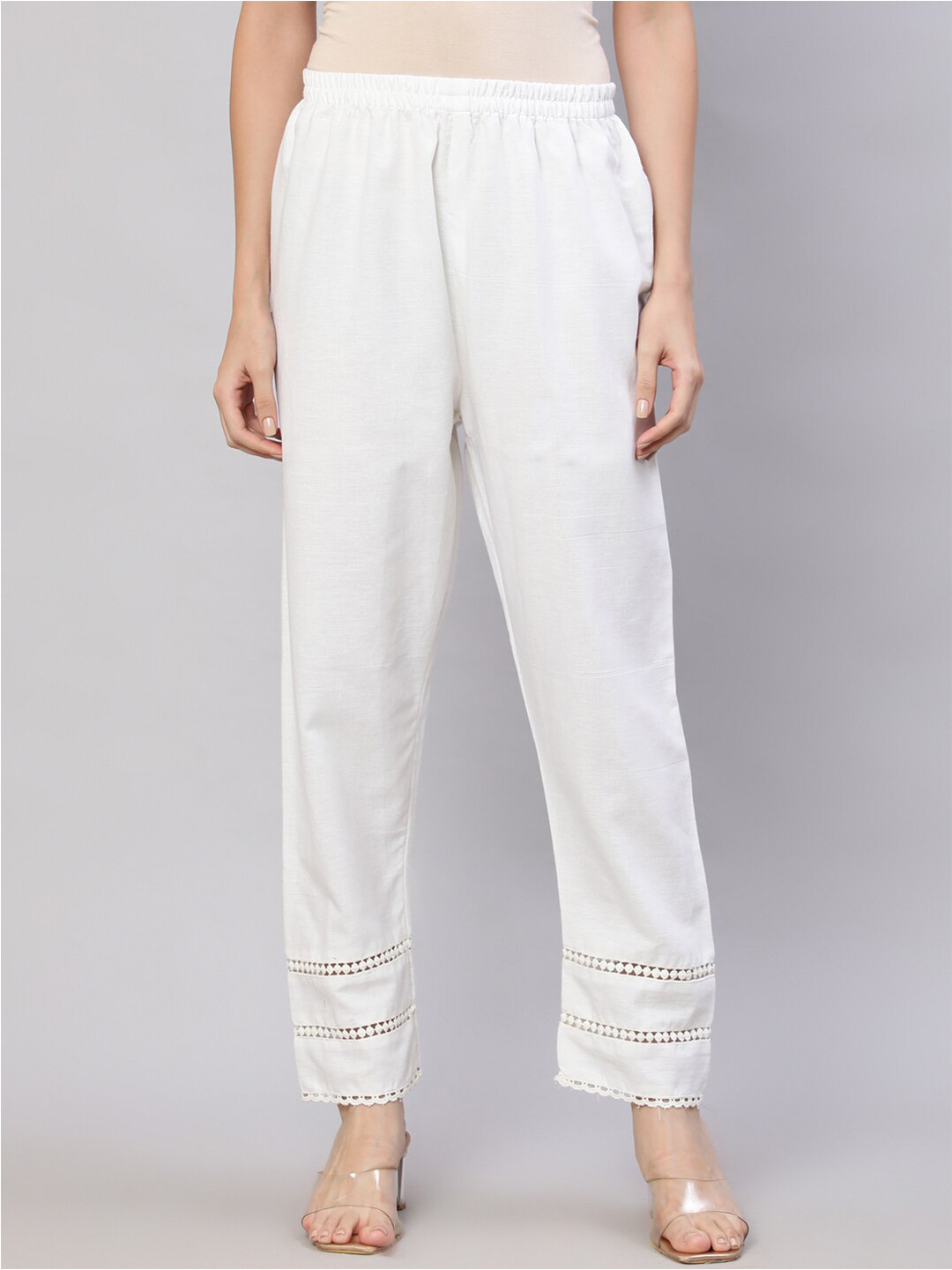 Nayo Women Ethnic Straight Fit Palazzo