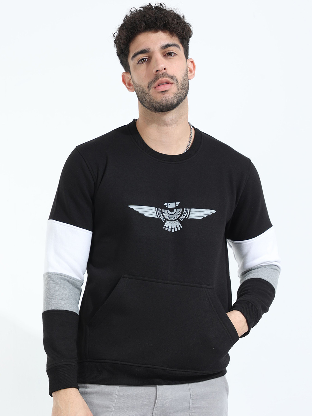 STELLERS Graphic Printed Fleece Sweatshirt