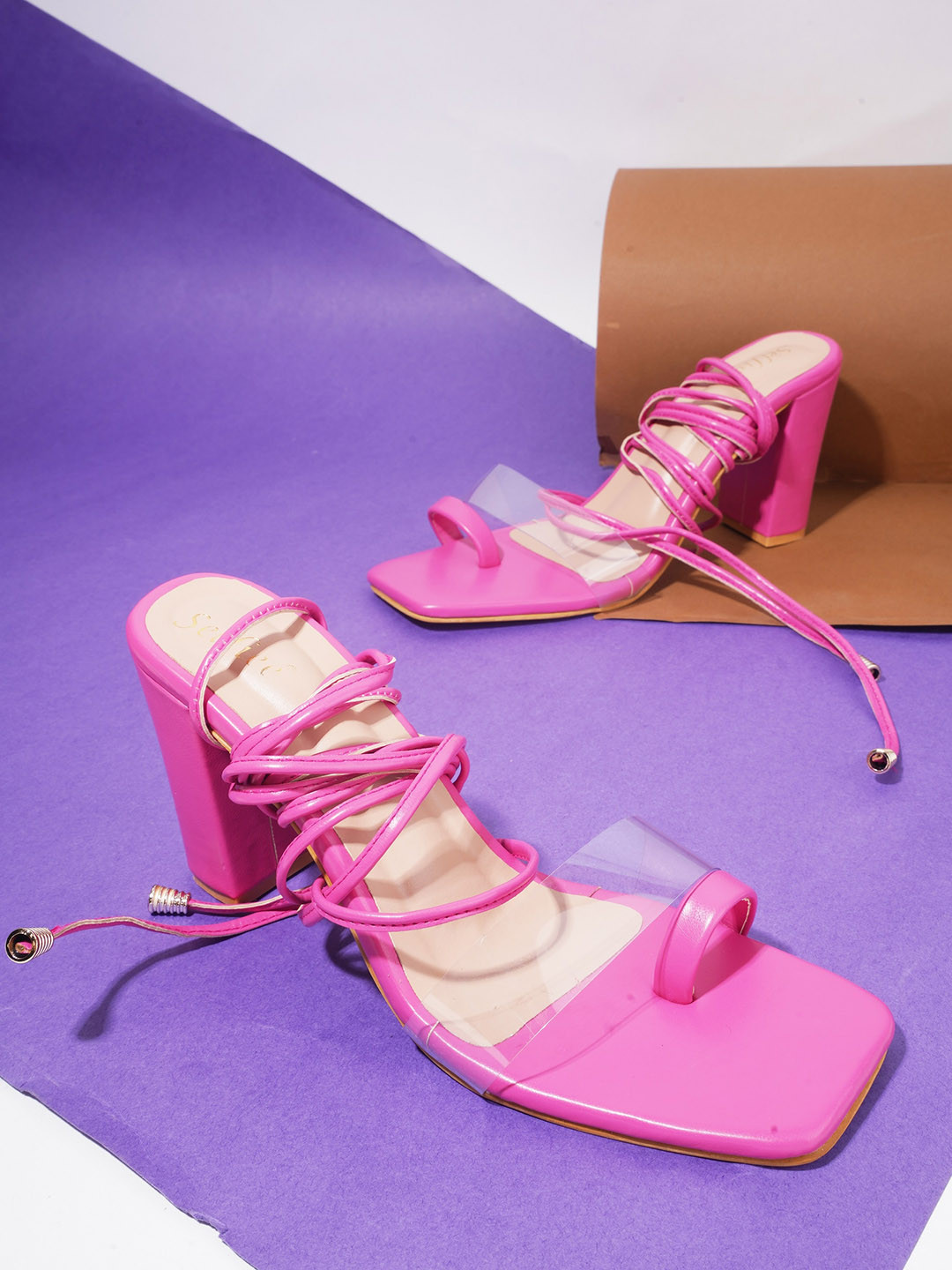 Try Me One Toe Lace-Up Gladiators