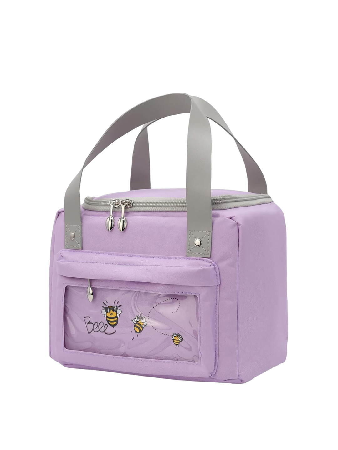 HOUSE OF QUIRK Printed Waterproof Insulated Reusable Lunch Bag