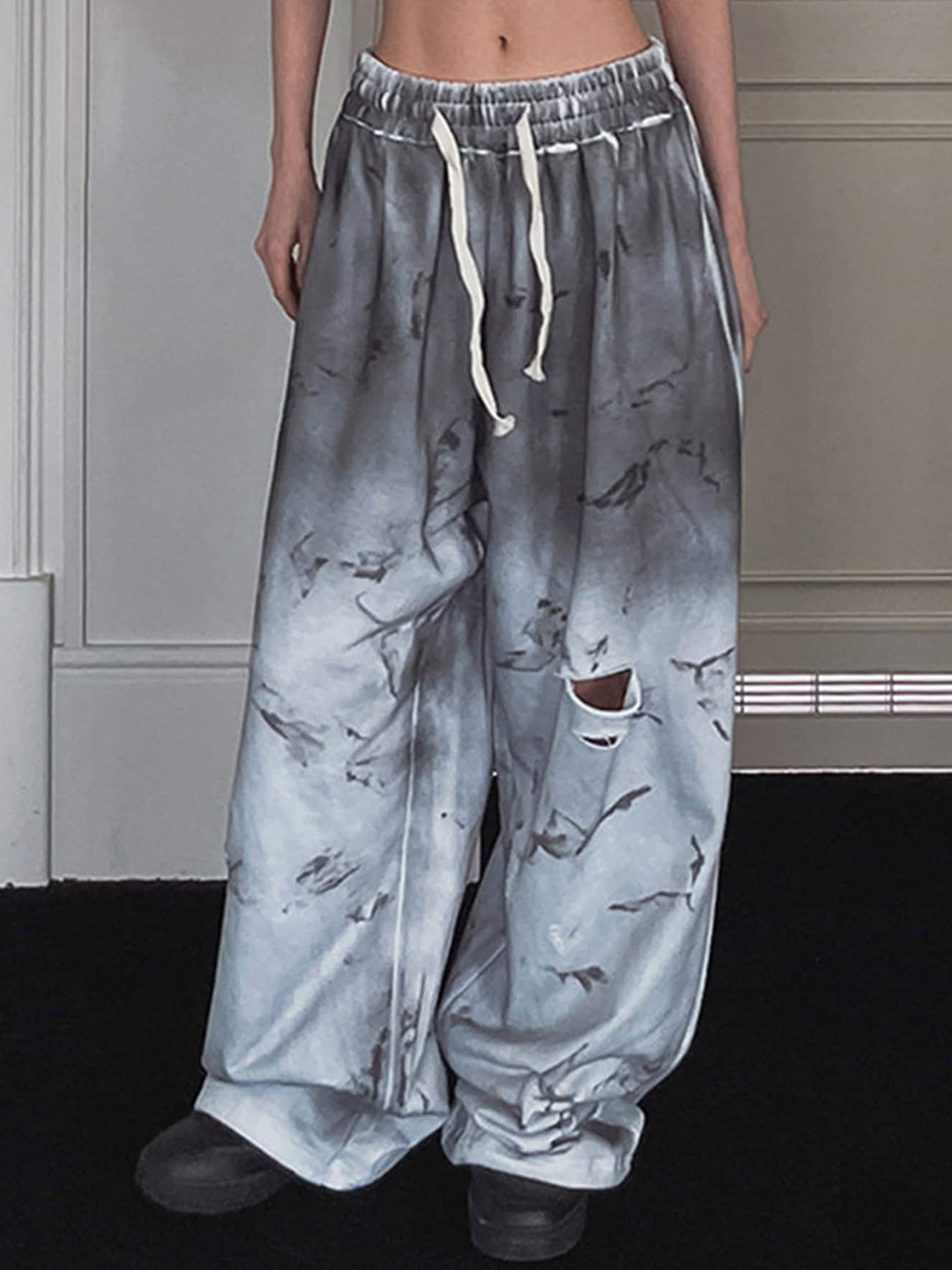 LULU & SKY Women Low-Rise Parallel Trousers