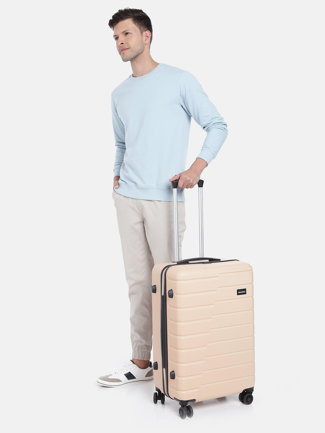 Aeropostale Textured Medium Trolley Bag