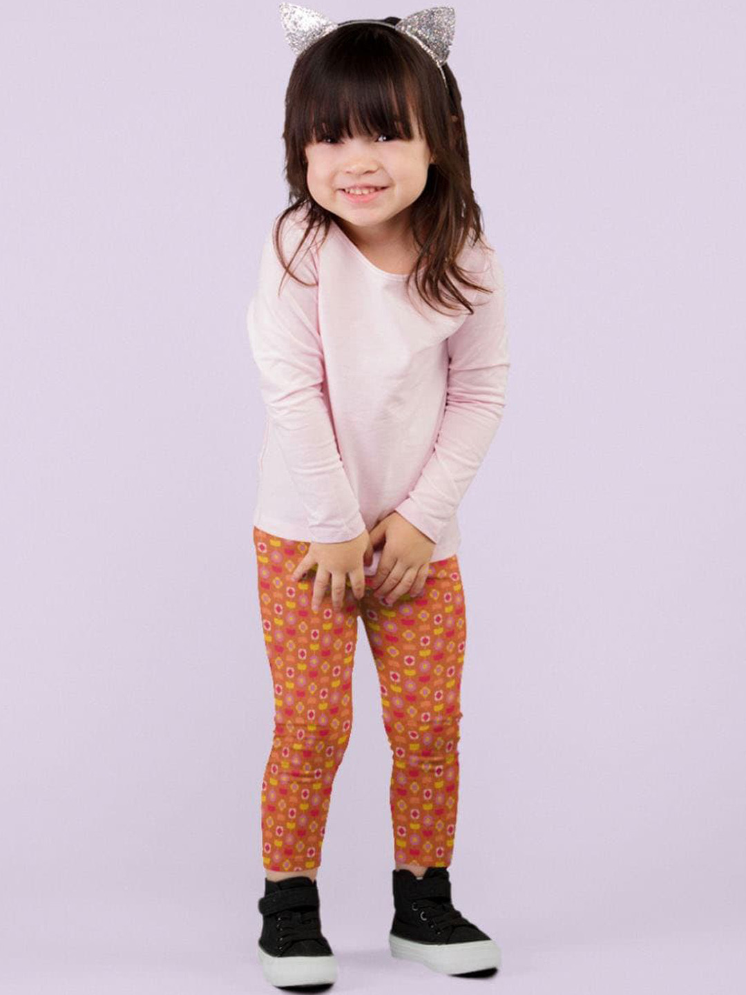 Ola! Otter Printed Organic Cotton Ankle-Length Leggings