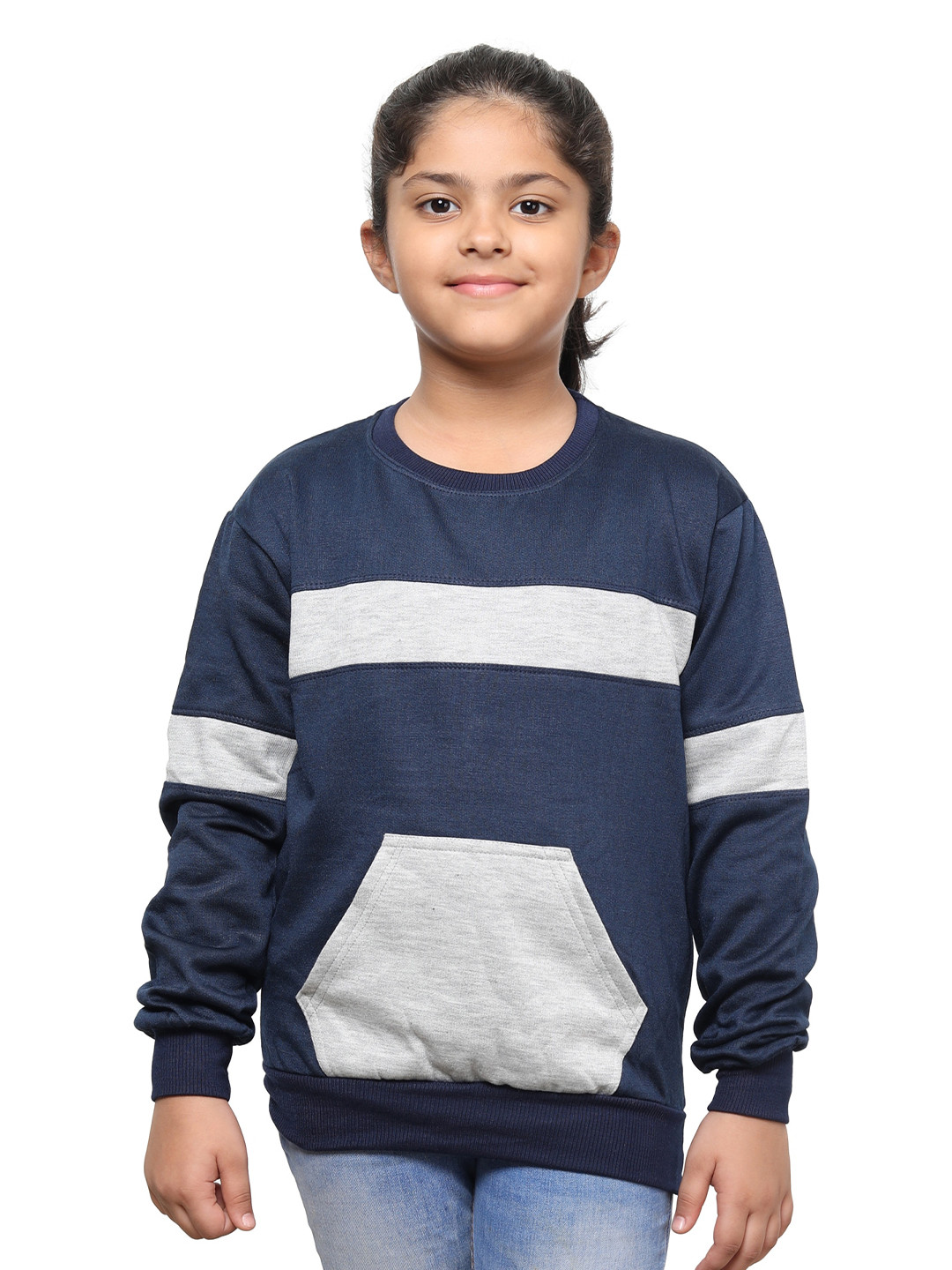 IndiWeaves Girls Pullover Sweatshirt