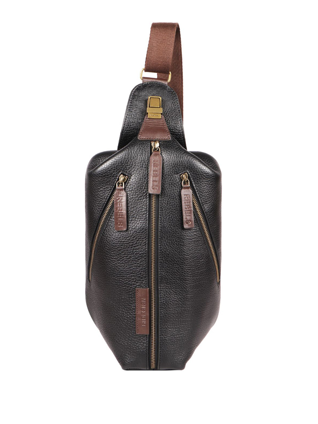 Hidesign Men Leather Crossbody Backpack
