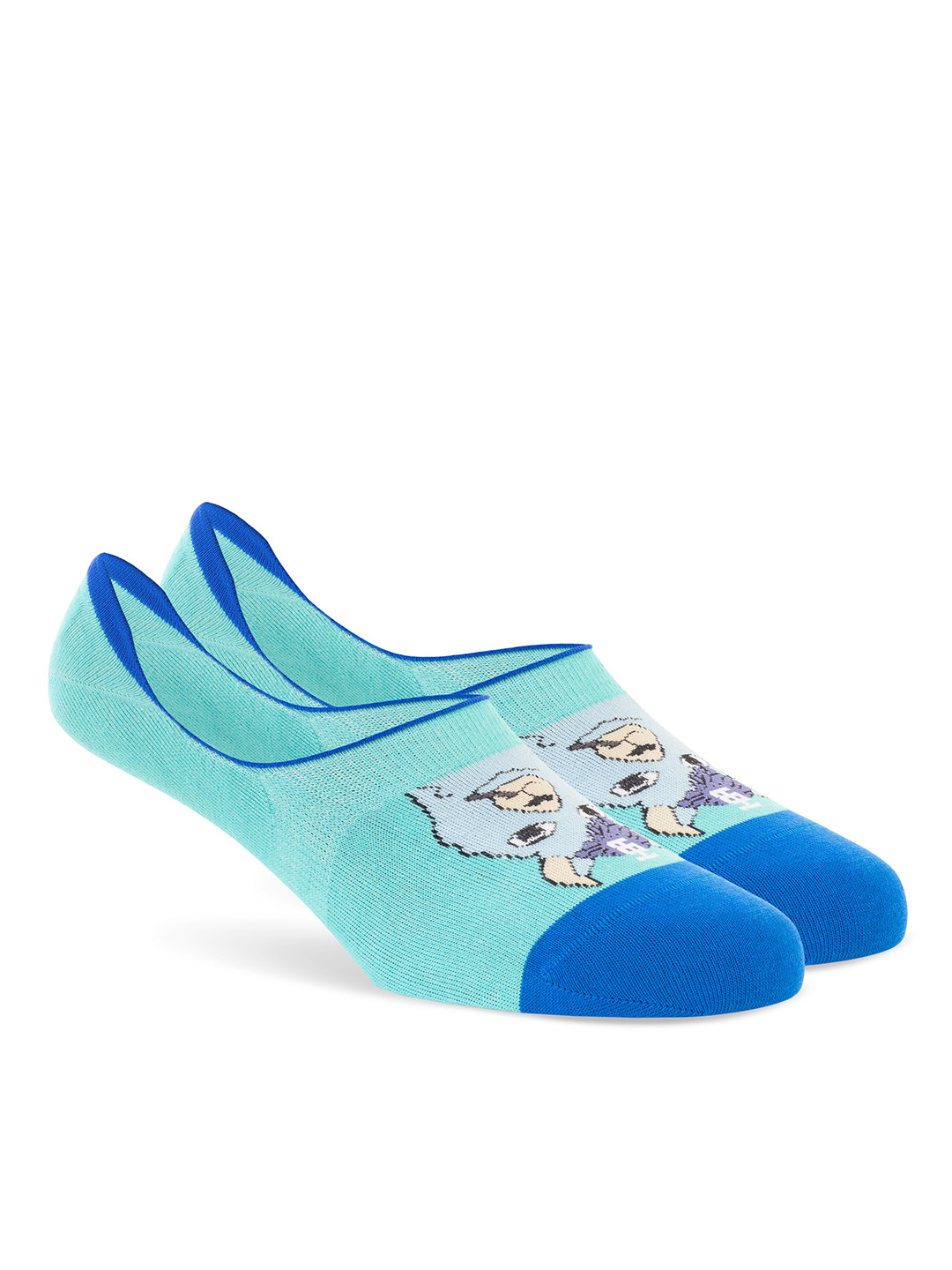 SockSoho Men Patterned Shoe Liners Socks