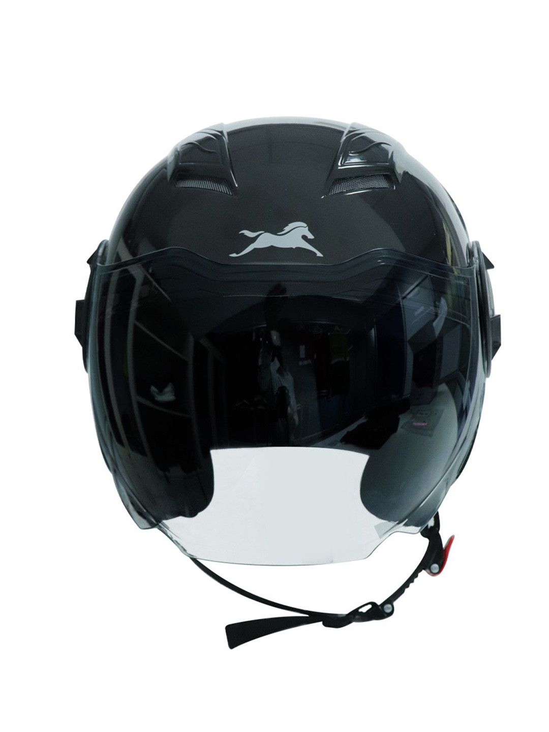 TVS Men Glossy Half Face DFL Helmet