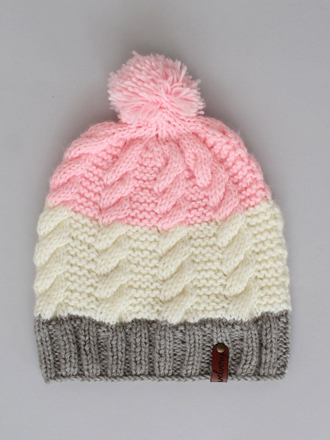 Woonie Kids Colourblocked Acrylic Beanie