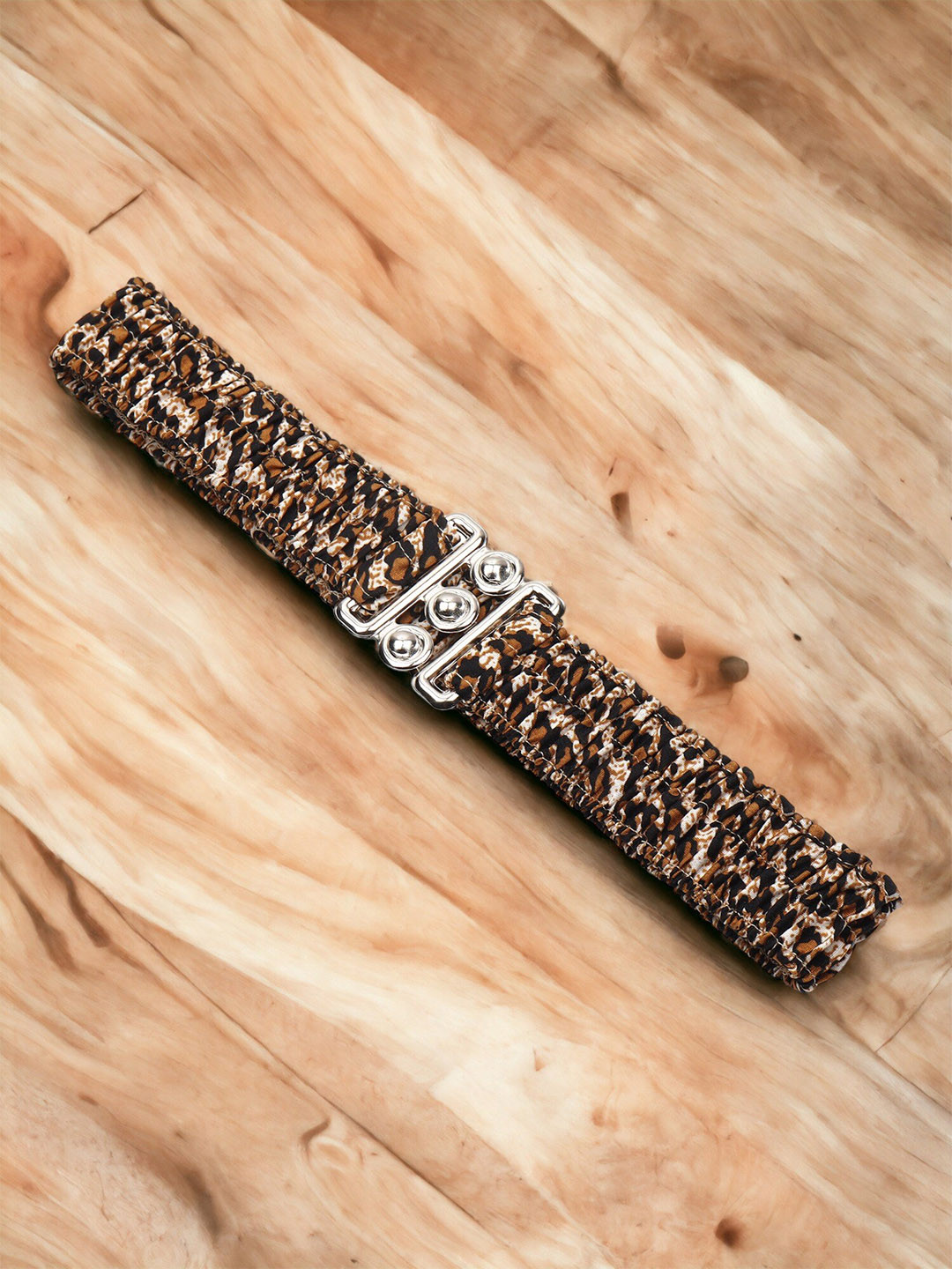 ZORO Women Animal Printed Canvas Slim Belt