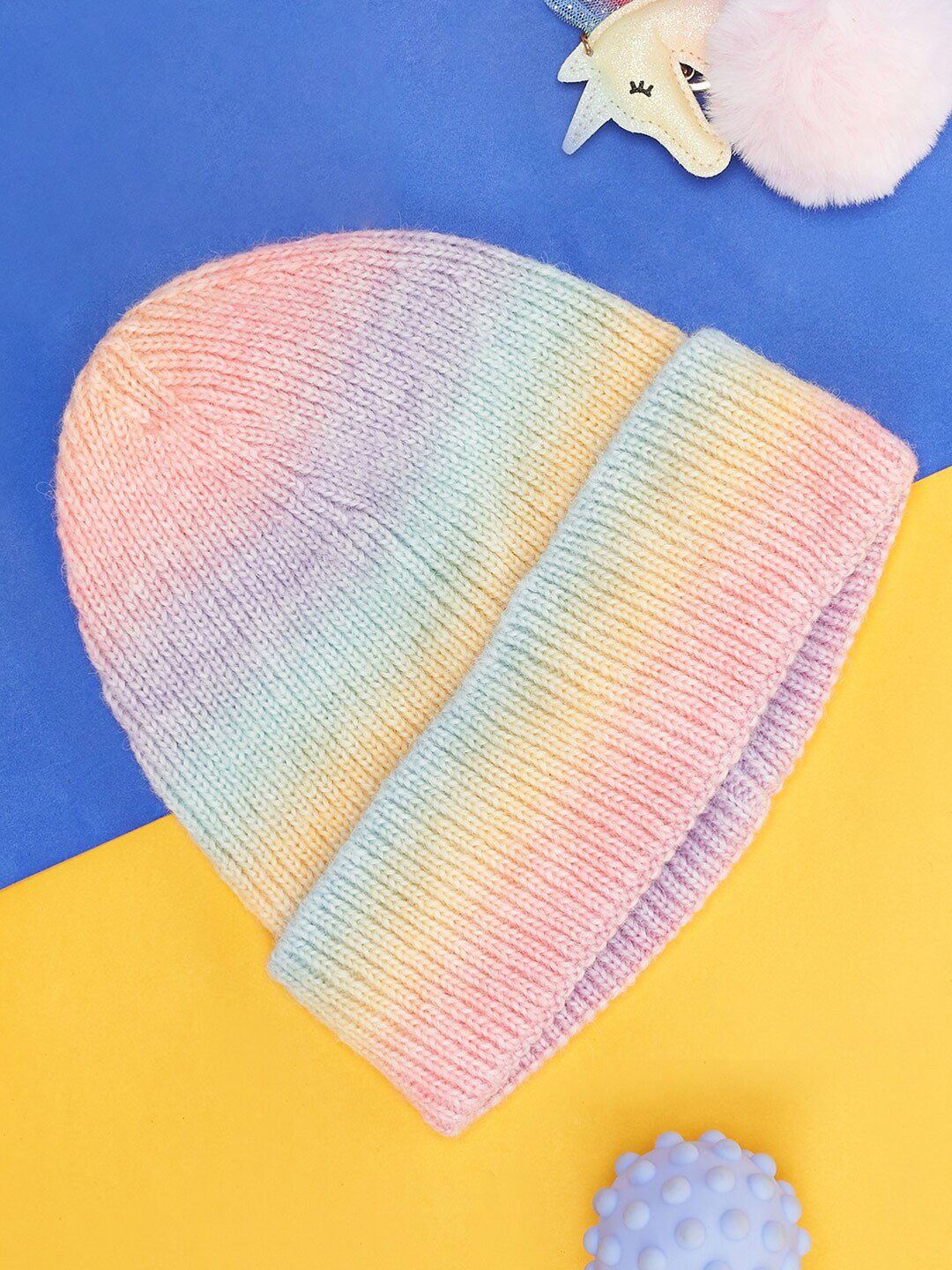 Forever Glam by Pantaloons Women Colourblocked Beanie